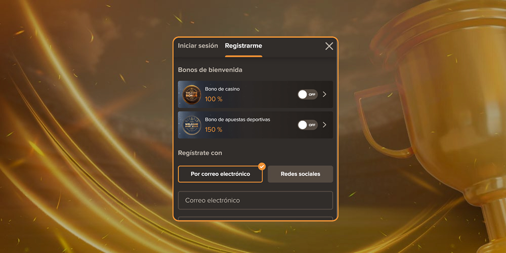 Detalles sobre tu cuenta para registrarte.