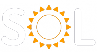 Official logo of the Sol Casino website.